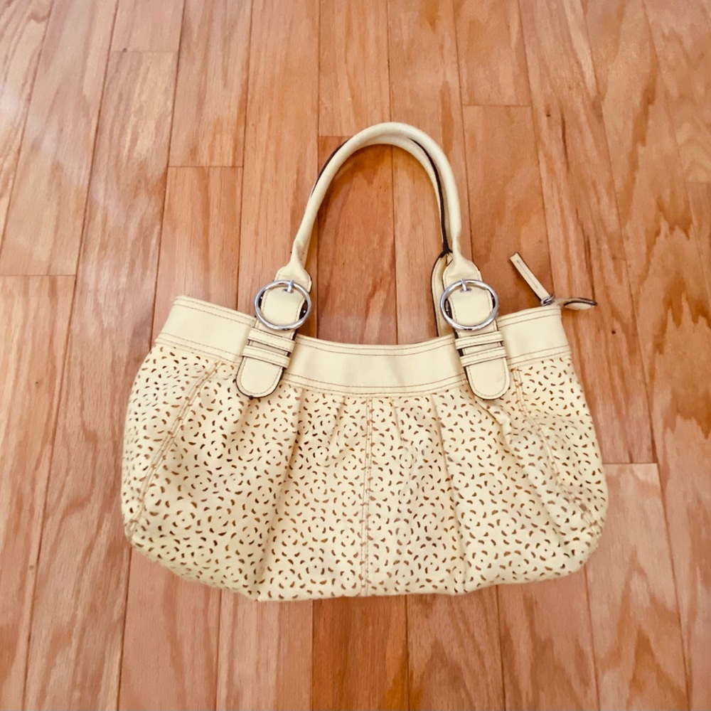 Vegan - Pale Yellow Shoulder Bag